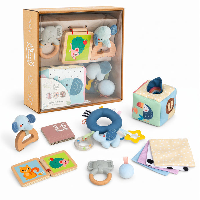 BabyBox — Kits de juego para el primer año (0–12 meses)