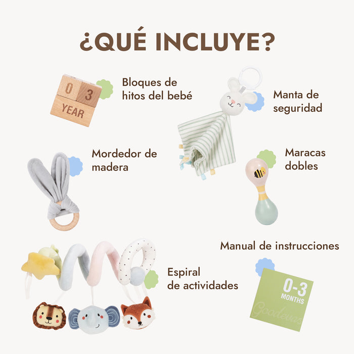 BabyBox — Kits de juego para el primer año (0–12 meses)