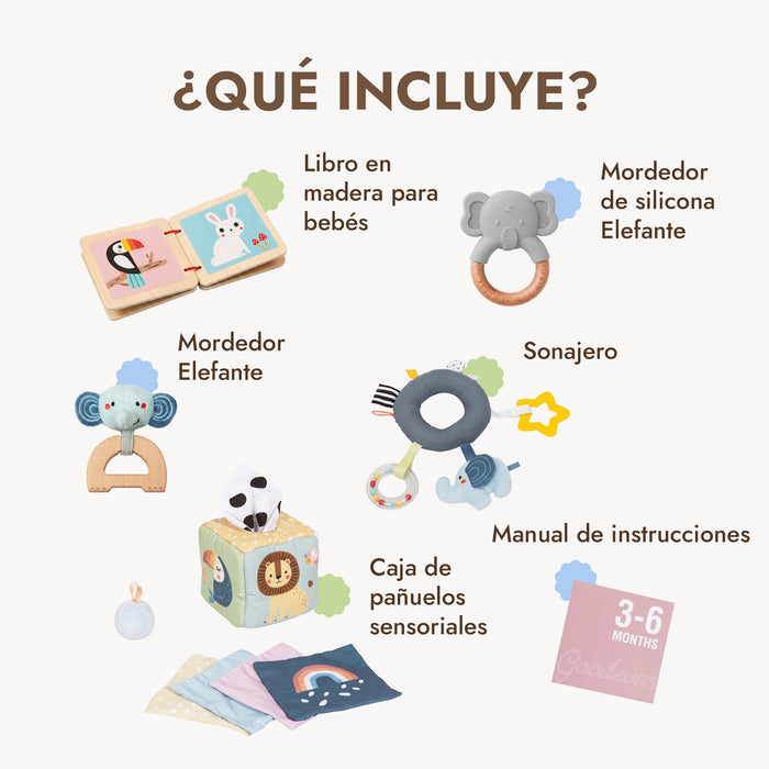 BabyBox — Kits de juego para el primer año (0–12 meses)