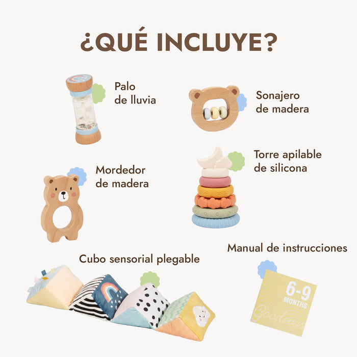 BabyBox — Kits de juego para el primer año (0–12 meses)