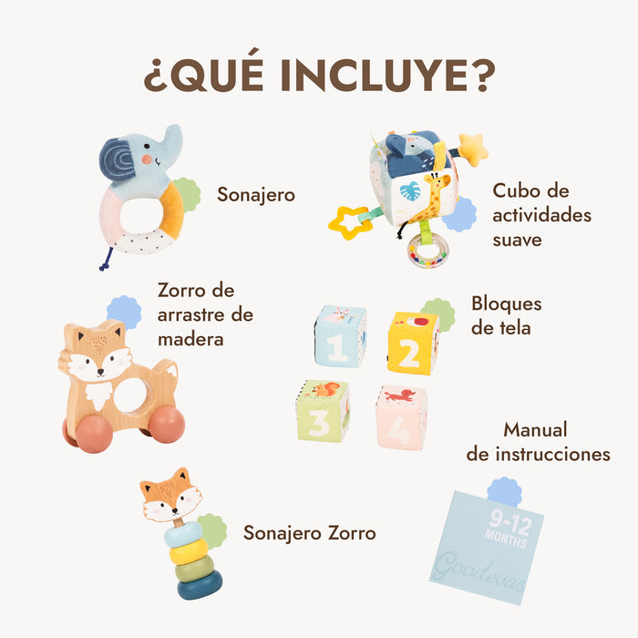 BabyBox — Kits de juego para el primer año (0–12 meses)