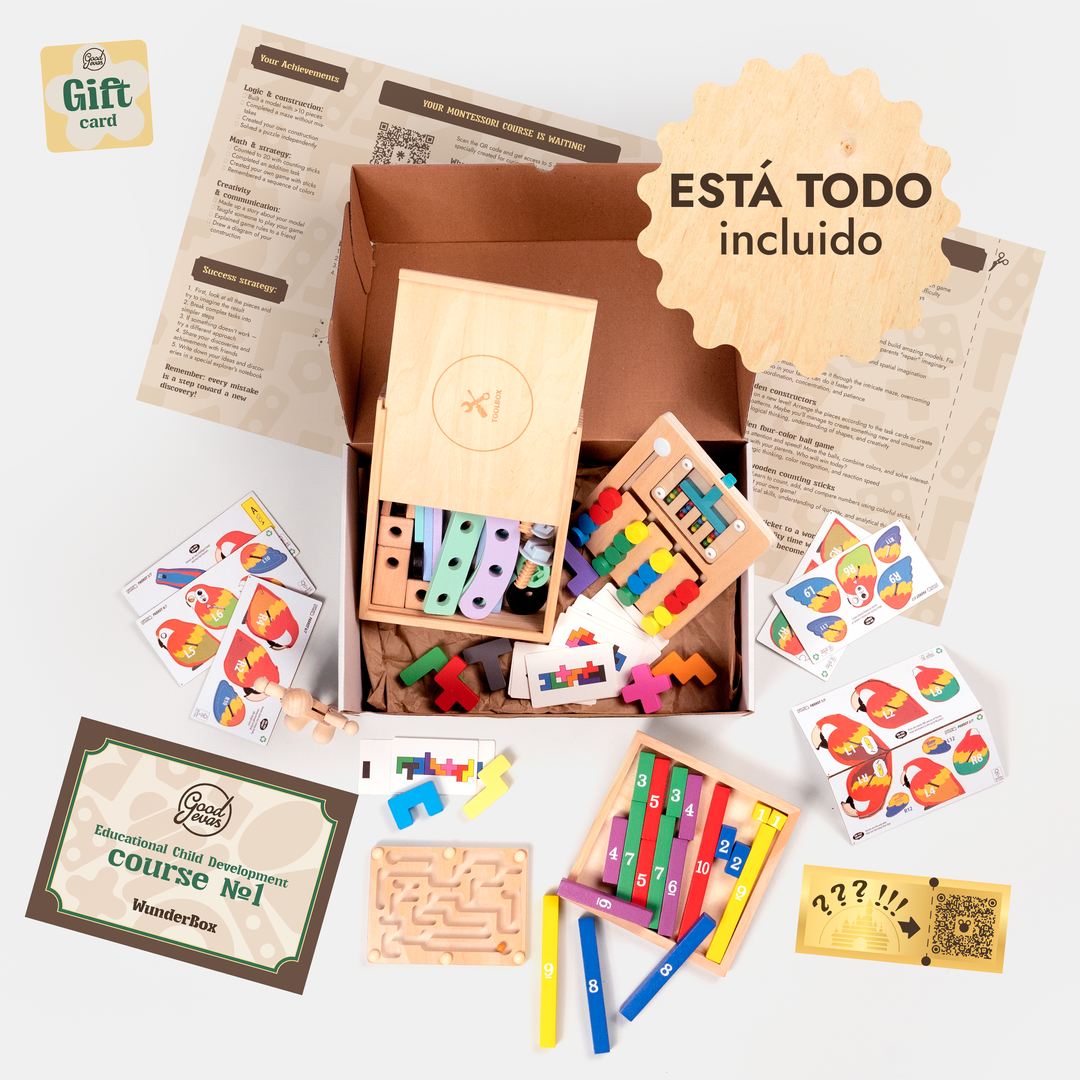 WunderBox 4-7 años – caja de desarrollo para niños