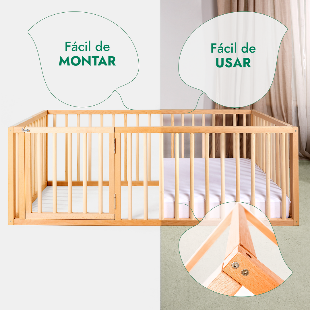 Cama Montessori Para Niños y Niños Pequeños a partir de 6 meses