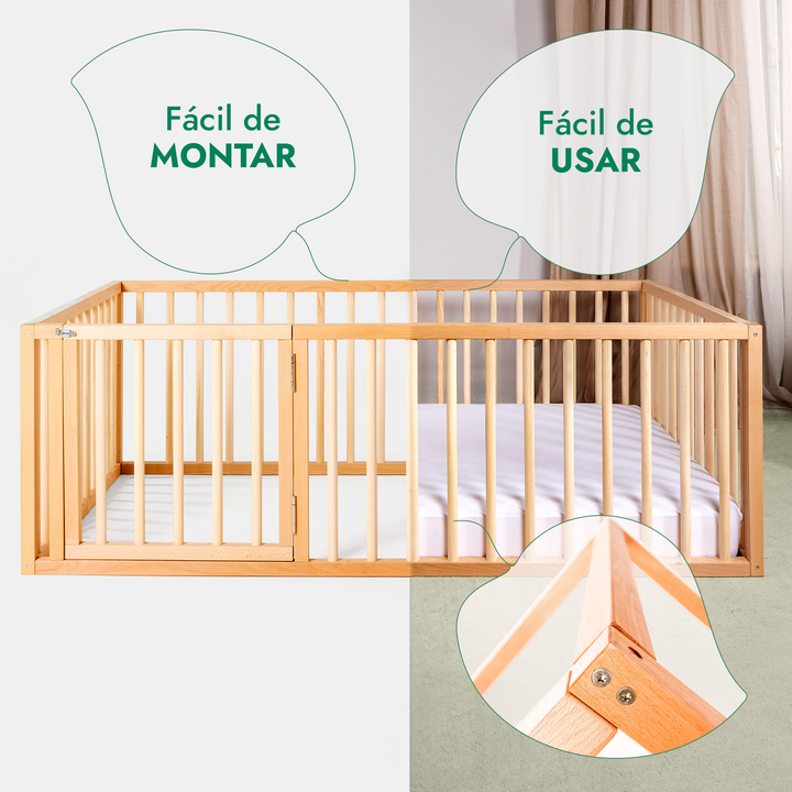 Cama Montessori Para Niños y Niños Pequeños a partir de 6 meses