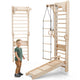 6en1 Pared Sueca de Madera / Escalera para Niños + Columpio + Tobogán