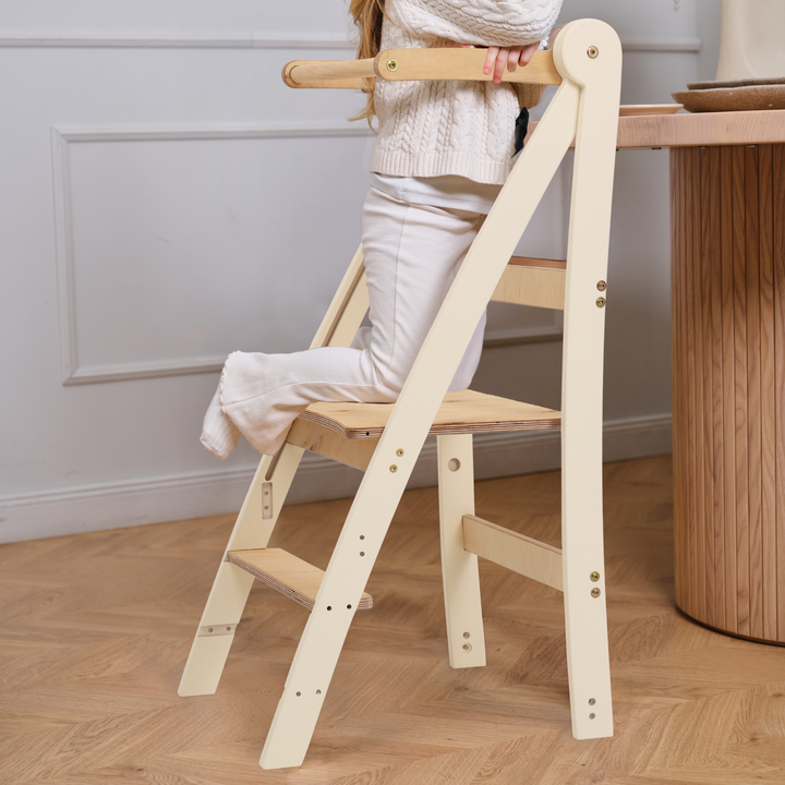 Torre Montessori ajustable - Taburete infantil