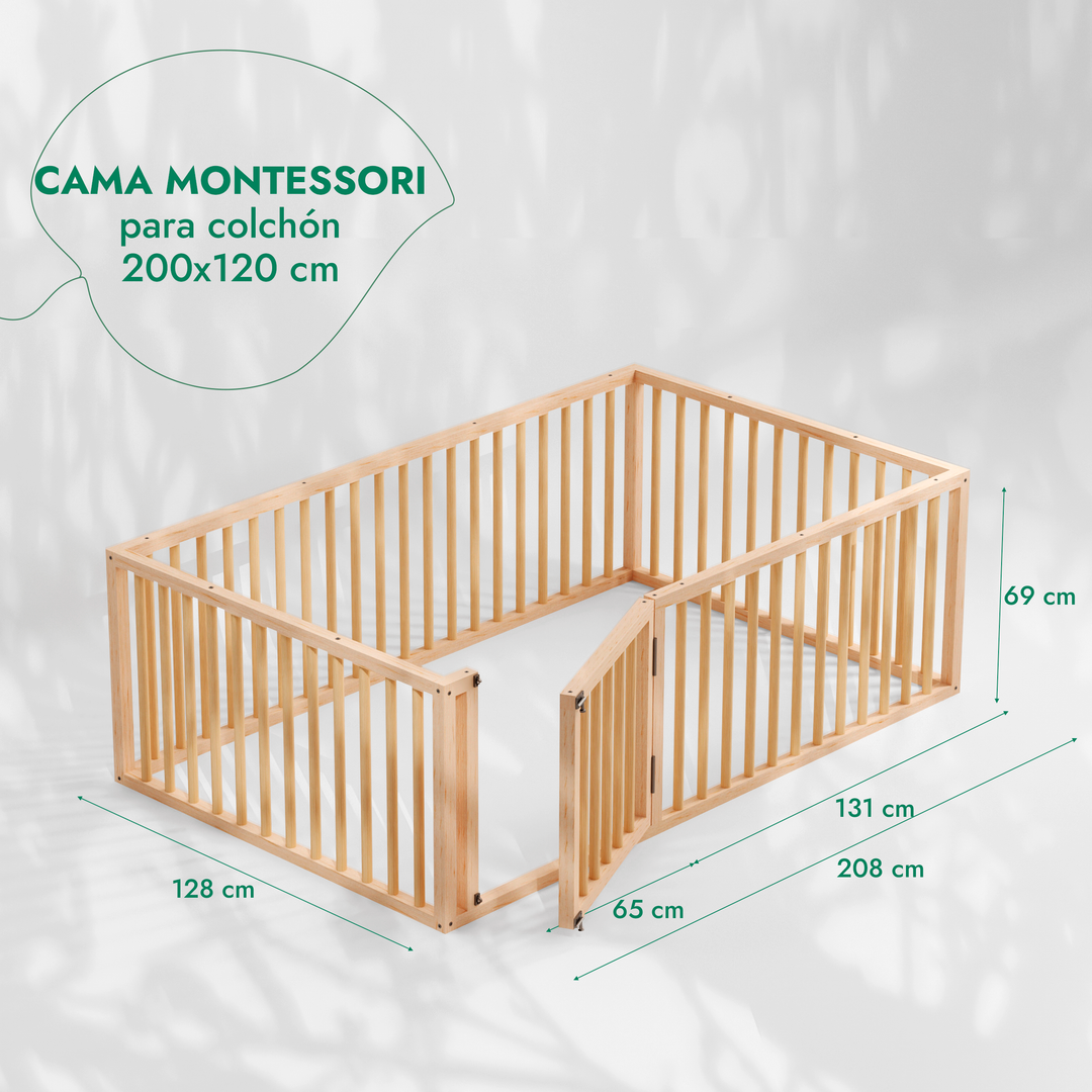 Cama Montessori Para Niños y Niños Pequeños a partir de 6 meses