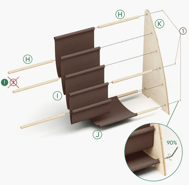 Estantería para libros y juguetes para niños - Mediana