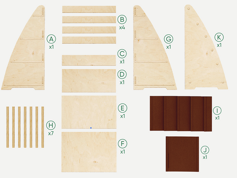 Estantería para libros y juguetes para niños - Mediana
