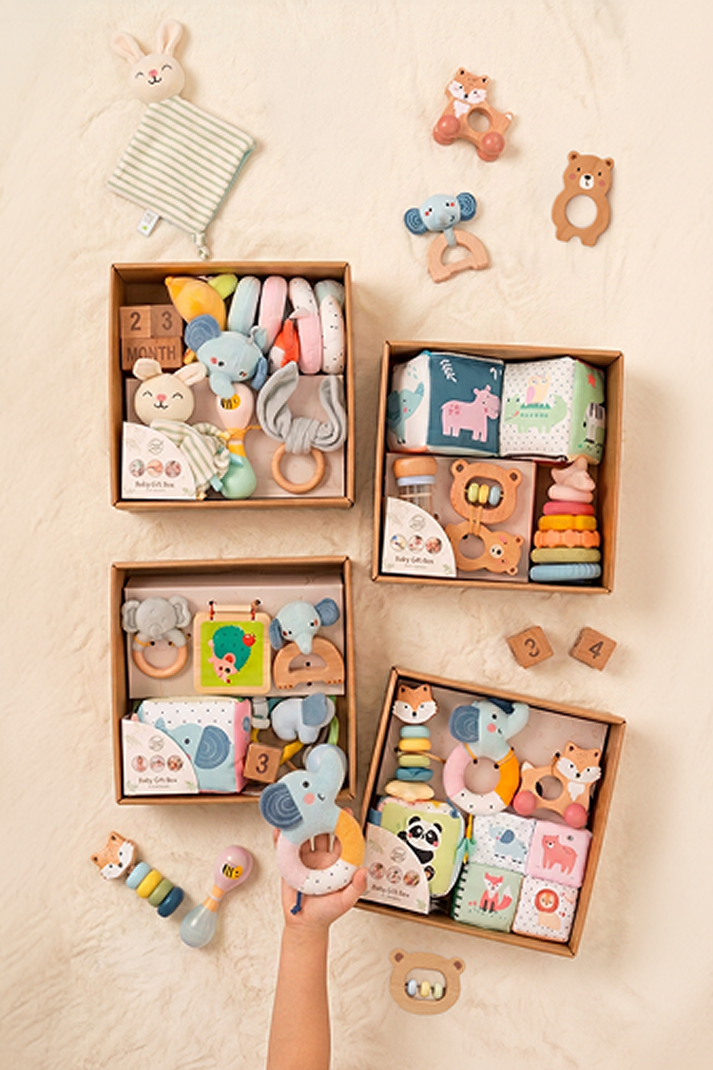 BabyBox — Kits de juego para el primer año (0–12 meses)