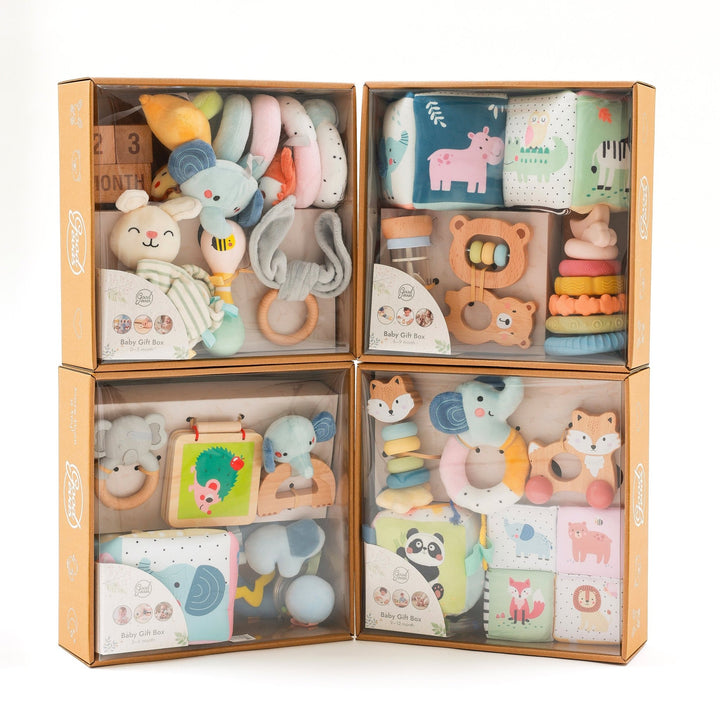 BabyBox — Kits de juego para el primer año (0–12 meses)