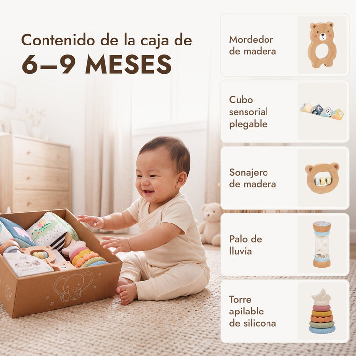 BabyBox — Kits de juego para el primer año (0–12 meses)