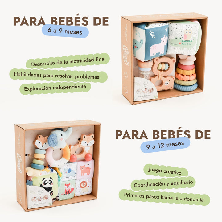 BabyBox — Kits de juego para el primer año (0–12 meses)