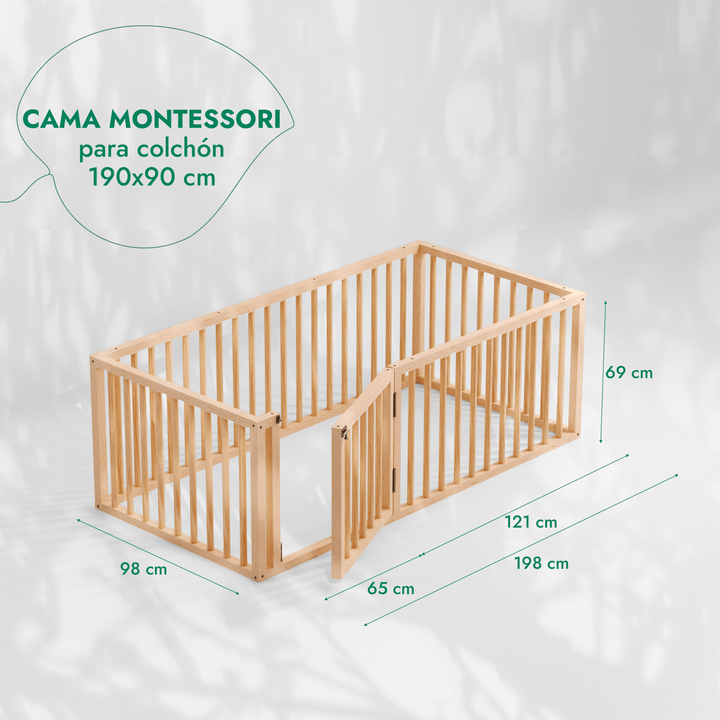 Cama Montessori Para Niños y Niños Pequeños a partir de 6 meses