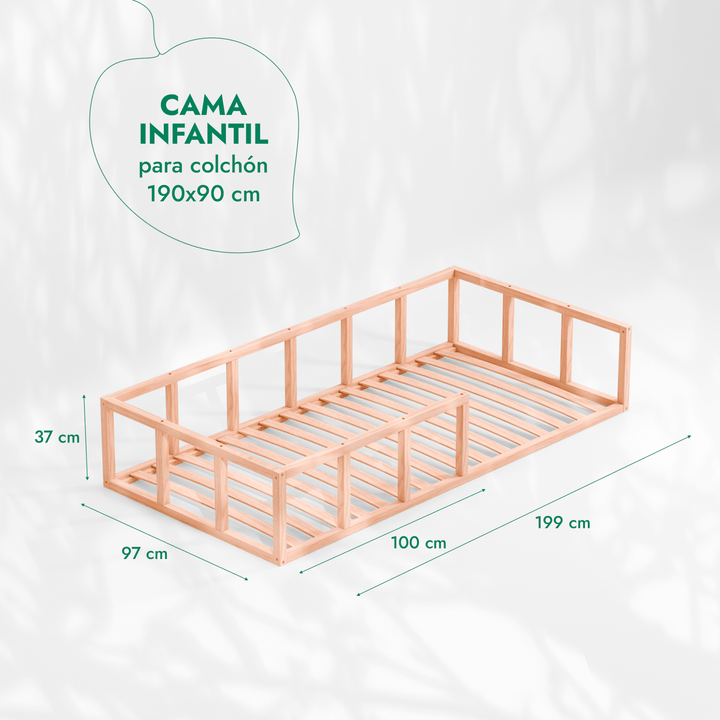 Cama Montessori Para Niños y Niños Pequeños a partir de 6 meses