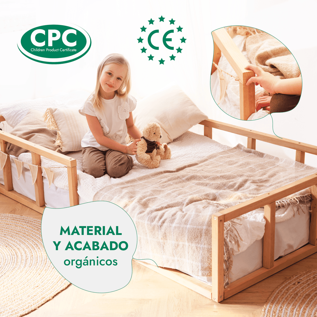 Cama Montessori Para Niños y Niños Pequeños a partir de 6 meses