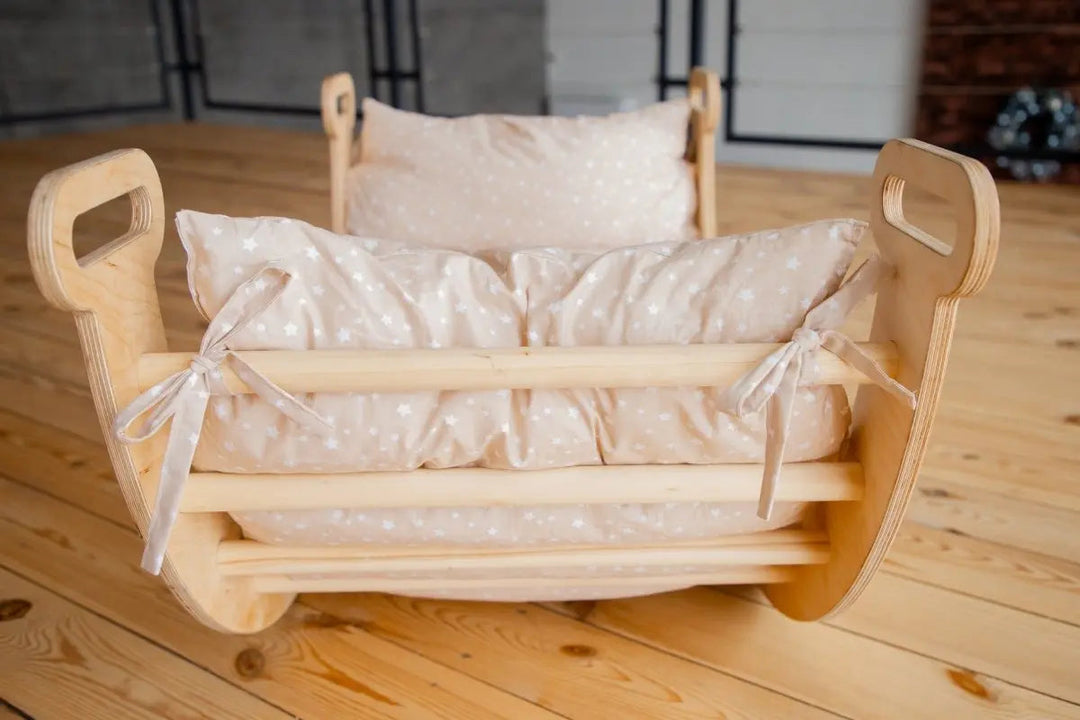 Cojín para Arco de Escalada y Balancín de Equilibrio - Beige (Sólo Cojín)