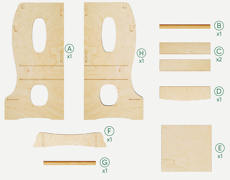 Torre grande para niños pequeños