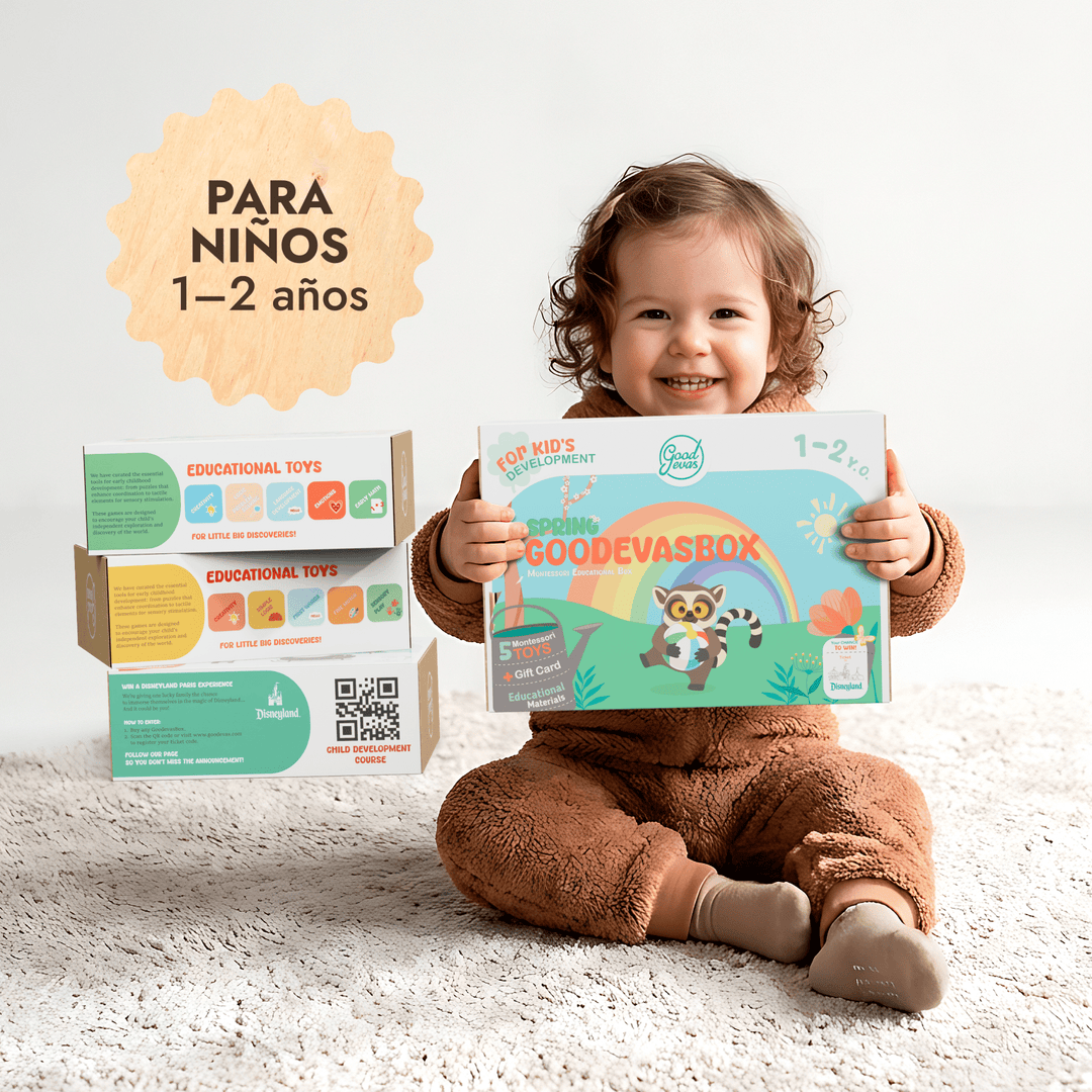Suscripción anual a kits de juego (1–2 años) — 4 kits al año — GoodevasBox