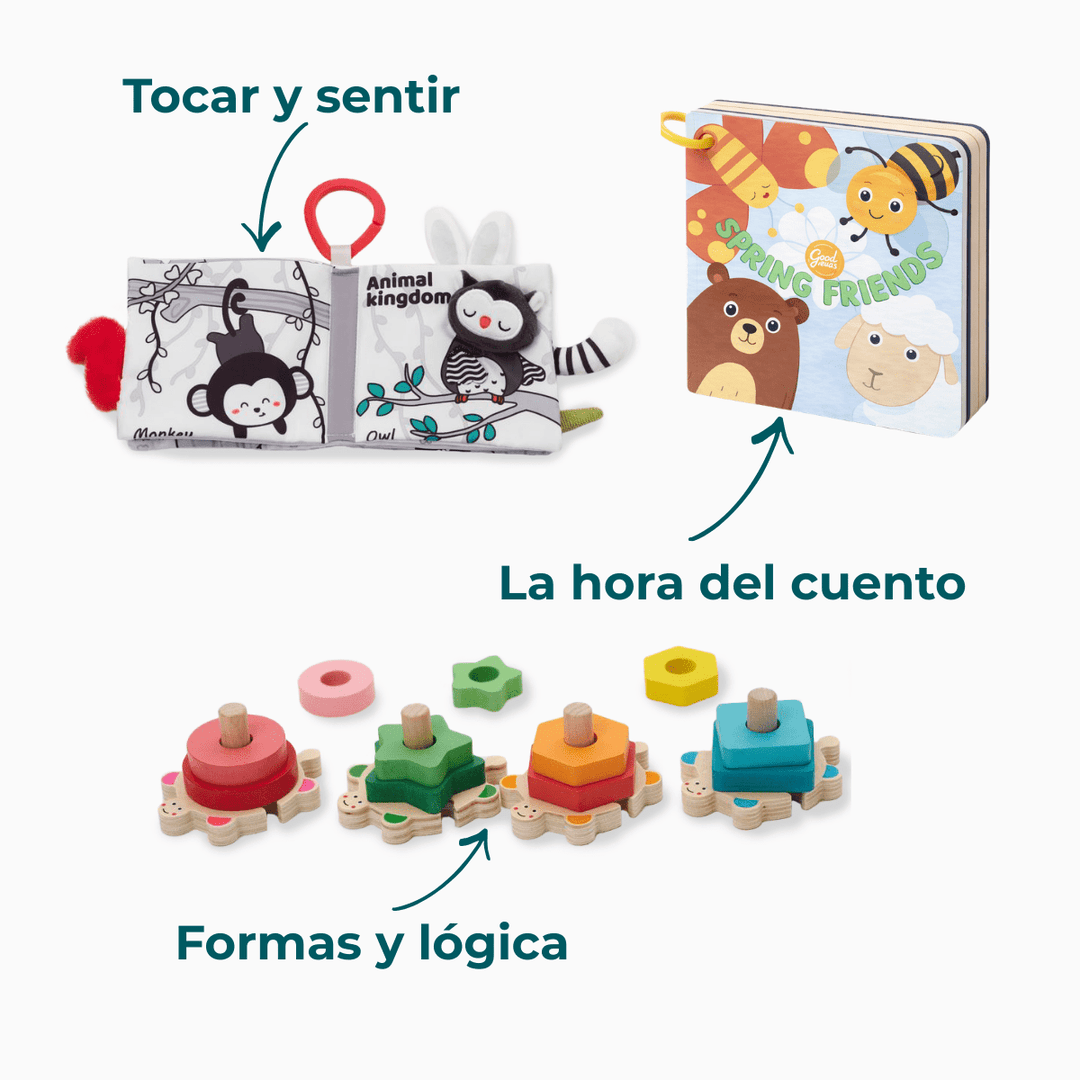 Suscripción anual a kits de juego (1–2 años) — 4 kits al año — GoodevasBox