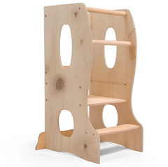 Torre de aprendizaje Montessori: Ayudante de Cocina - Beige