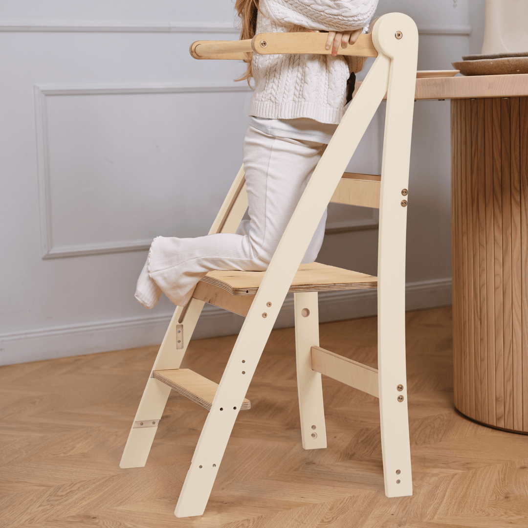 Torre Montessori ajustable - Taburete infantil